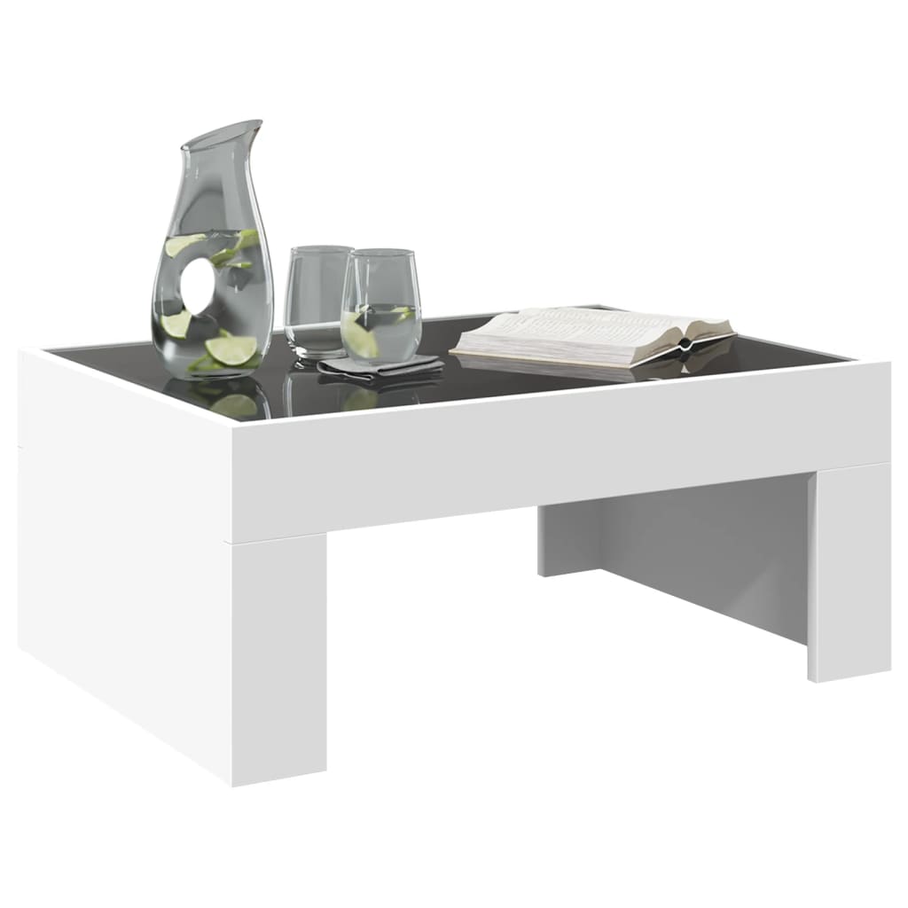 Salontafel met Infinity LED 70x50x30 cm wit is nu te koop bij PeponiXL, paradijselijk wonen!