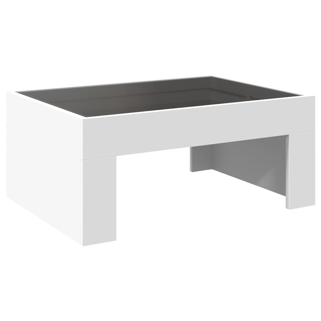 Salontafel met Infinity LED 70x50x30 cm wit is nu te koop bij PeponiXL, paradijselijk wonen!