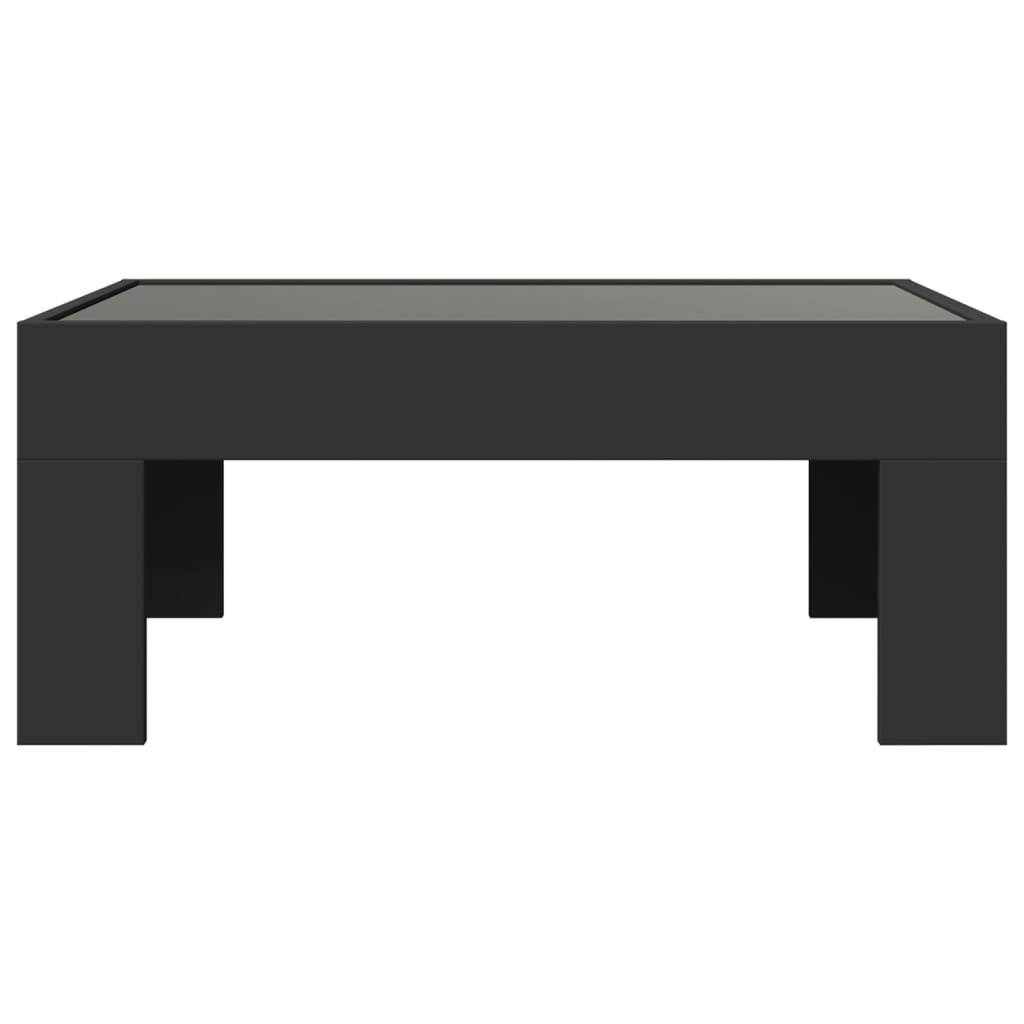 Salontafel met Infinity LED 70x50x30 cm zwart is nu te koop bij PeponiXL, paradijselijk wonen!