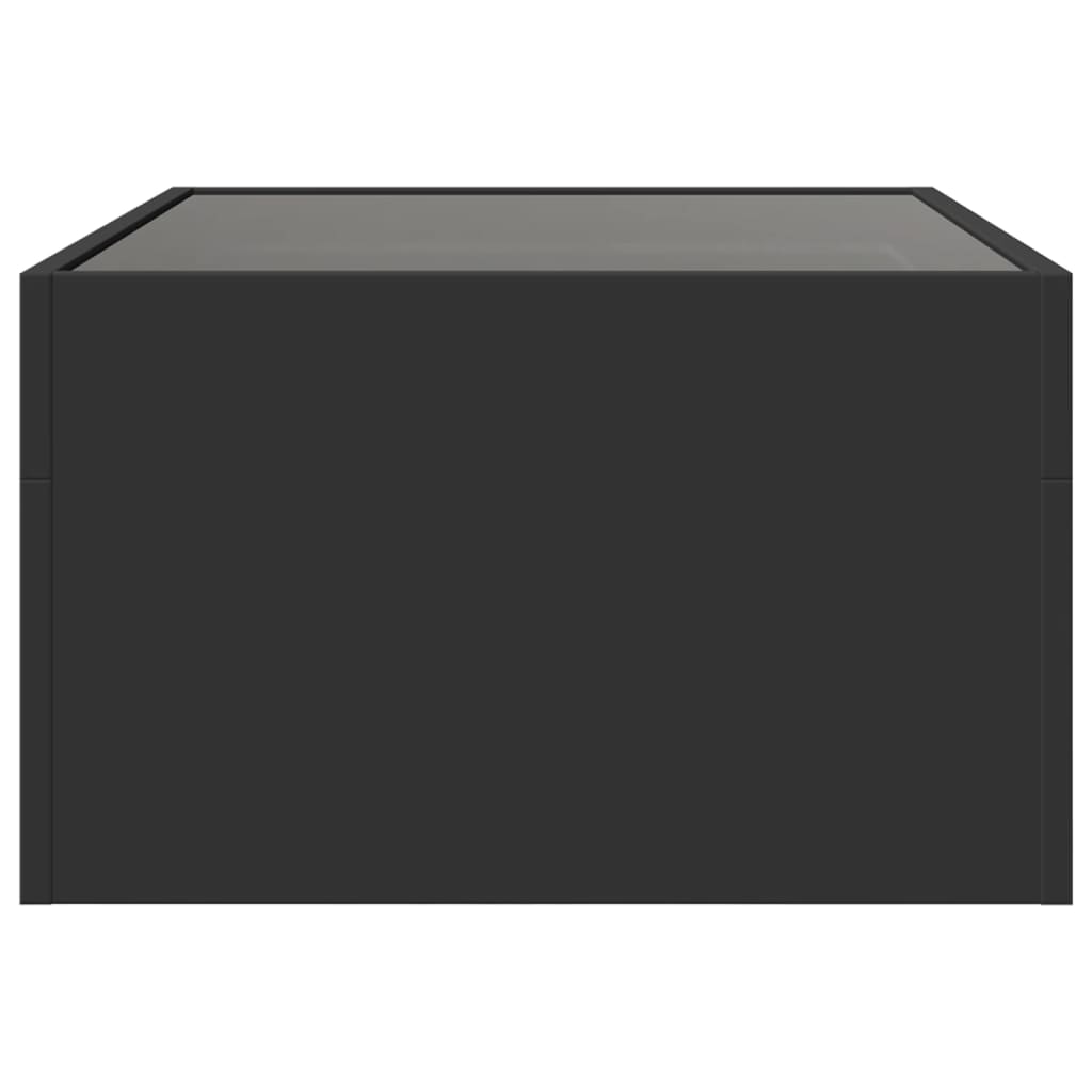 Salontafel met Infinity LED 70x50x30 cm zwart is nu te koop bij PeponiXL, paradijselijk wonen!