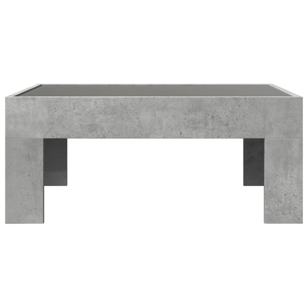 Salontafel met Infinity LED 70x50x30 cm betongrijs is nu te koop bij PeponiXL, paradijselijk wonen!