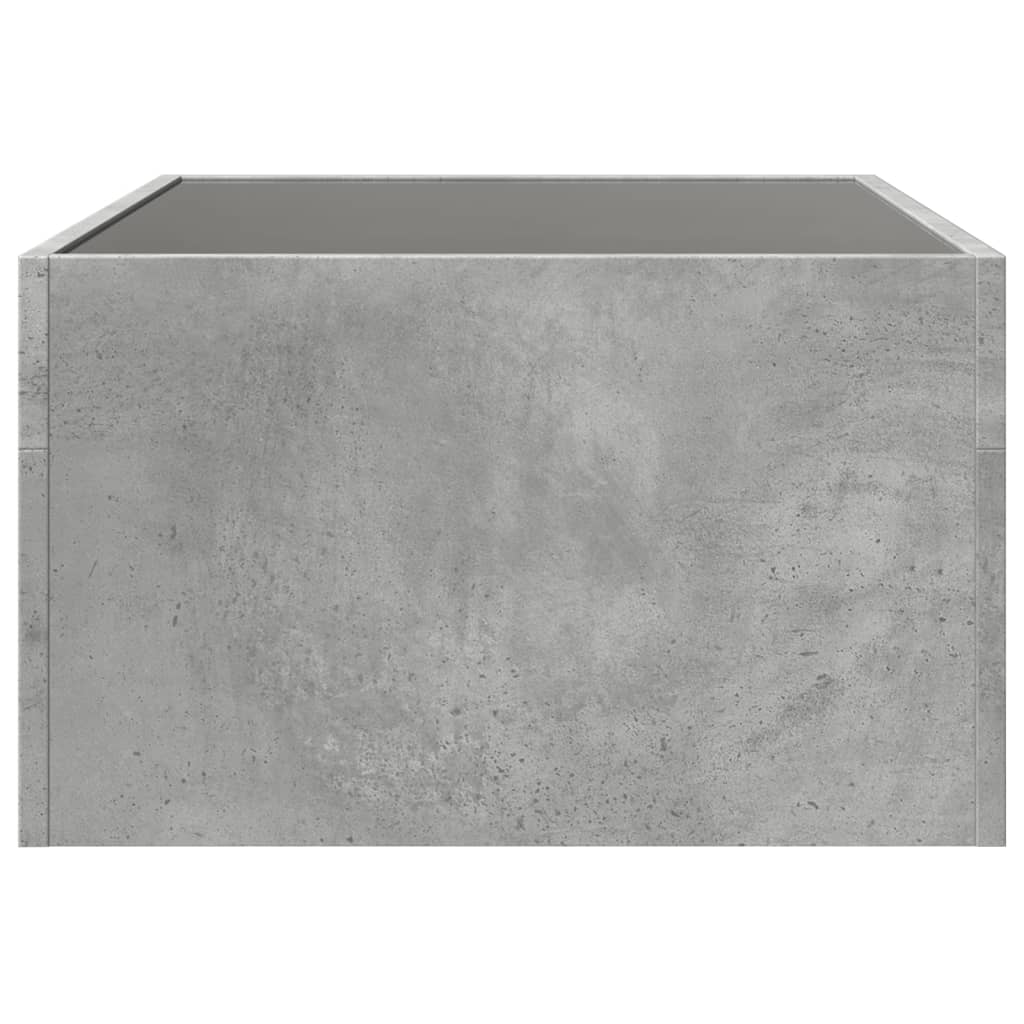 Salontafel met Infinity LED 70x50x30 cm betongrijs is nu te koop bij PeponiXL, paradijselijk wonen!
