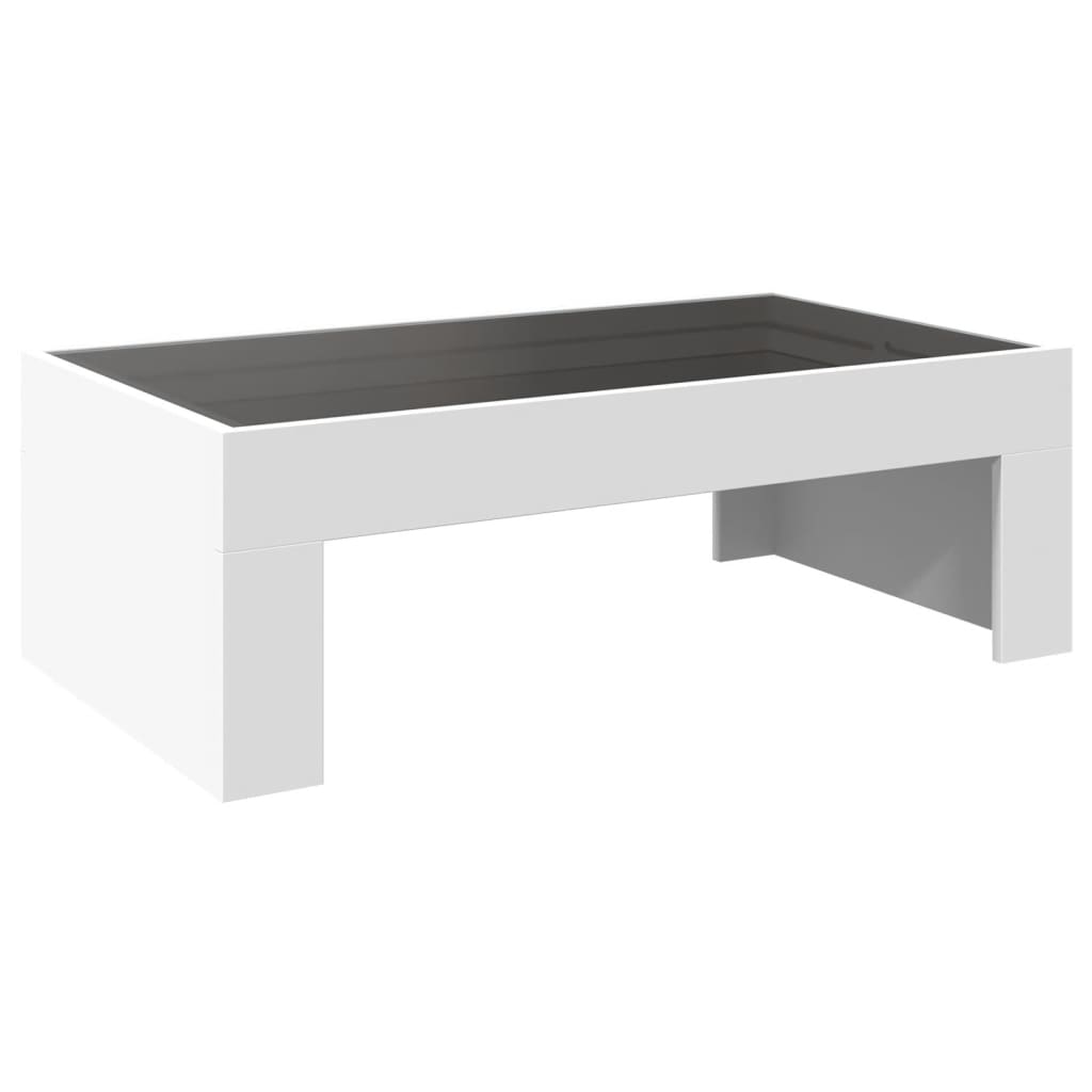 Salontafel met Infinity LED 90x50x30 cm wit is nu te koop bij PeponiXL, paradijselijk wonen!