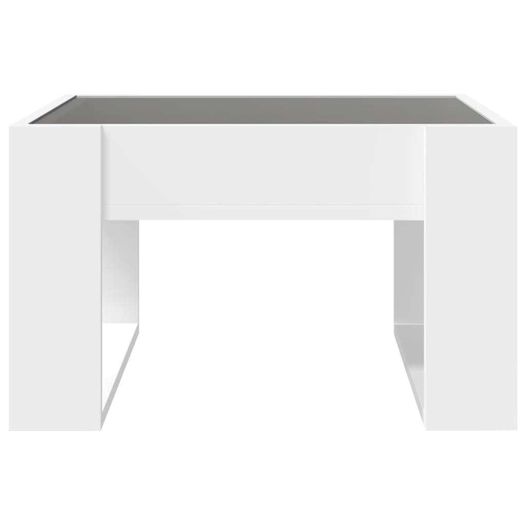 Salontafel met Infinity LED 50x53x30 cm wit is nu te koop bij PeponiXL, paradijselijk wonen!