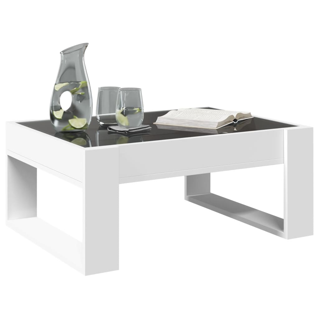 Salontafel met Infinity LED 70x53x30 cm wit is nu te koop bij PeponiXL, paradijselijk wonen!