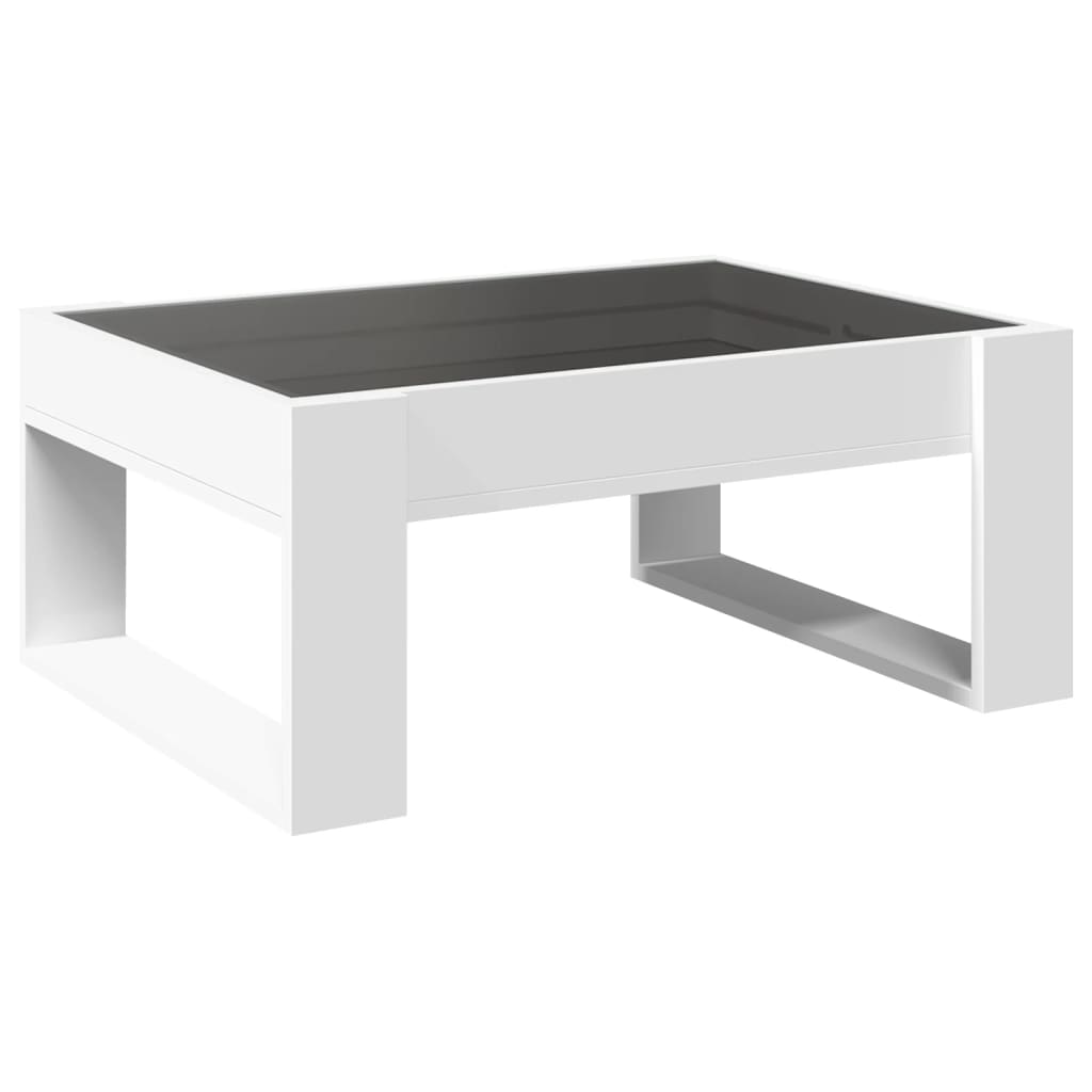 Salontafel met Infinity LED 70x53x30 cm wit is nu te koop bij PeponiXL, paradijselijk wonen!