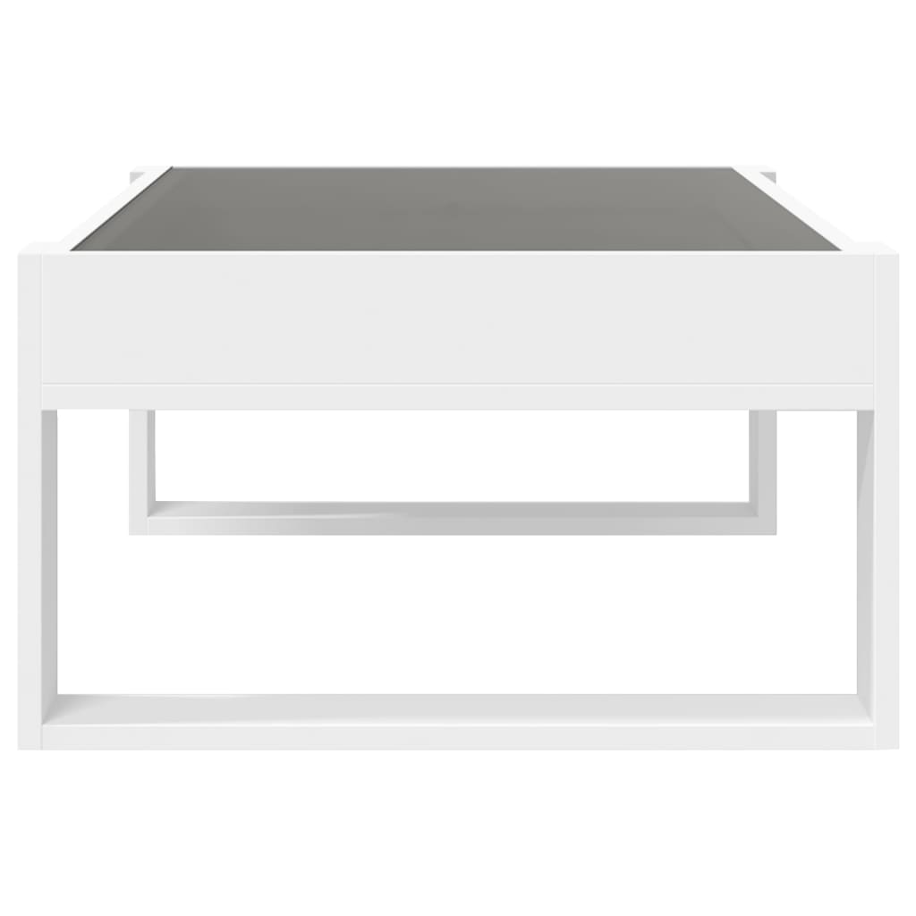 Salontafel met Infinity LED 90x53x30 cm wit is nu te koop bij PeponiXL, paradijselijk wonen!