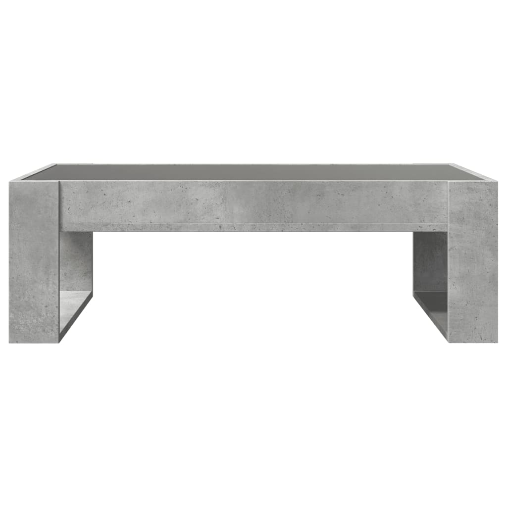 Salontafel met Infinity LED 90x53x30 cm betongrijs is nu te koop bij PeponiXL, paradijselijk wonen!
