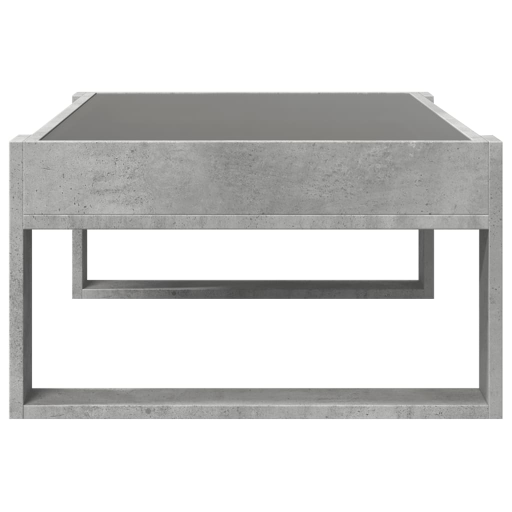 Salontafel met Infinity LED 90x53x30 cm betongrijs is nu te koop bij PeponiXL, paradijselijk wonen!