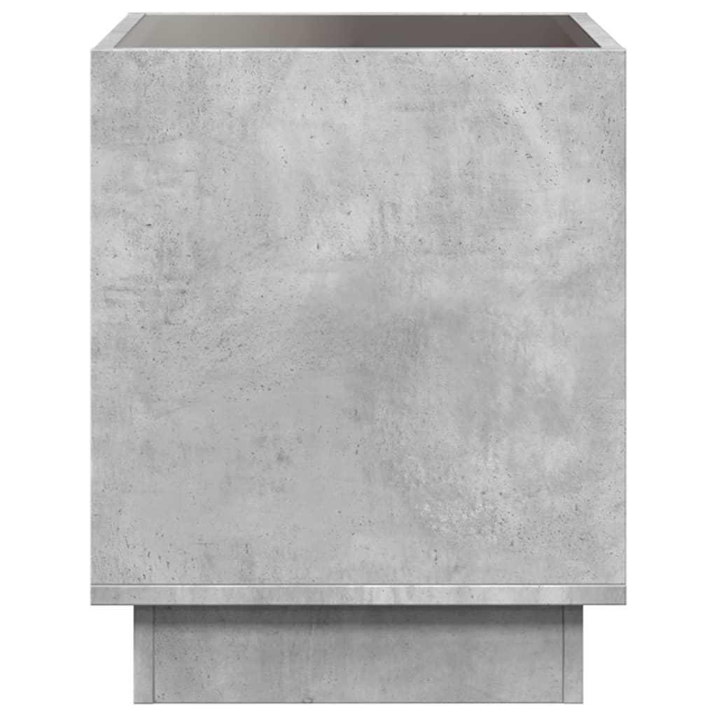 Salontafel met Infinity LED 40x40x50 cm betongrijs is nu te koop bij PeponiXL, paradijselijk wonen!