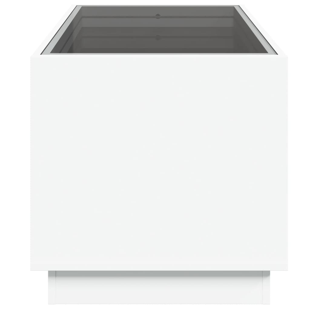 Salontafel met Infinity LED 70x50x50 cm wit is nu te koop bij PeponiXL, paradijselijk wonen!