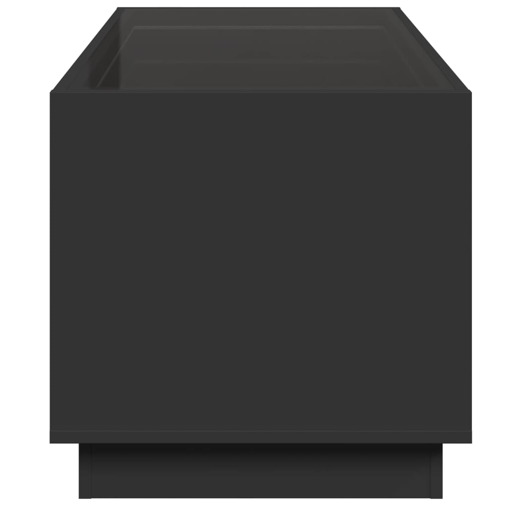 Salontafel met Infinity LED 70x50x50 cm zwart is nu te koop bij PeponiXL, paradijselijk wonen!