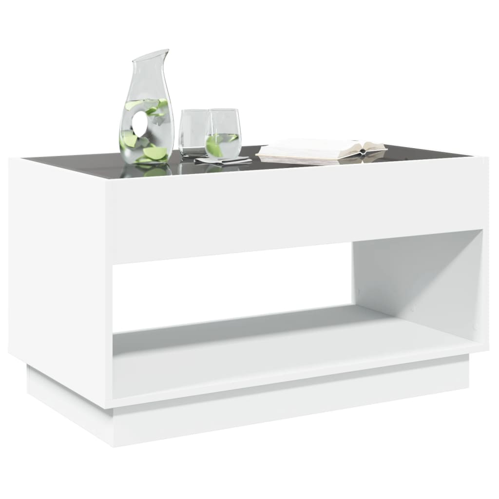Salontafel met Infinity LED 90x50x50 cm wit is nu te koop bij PeponiXL, paradijselijk wonen!