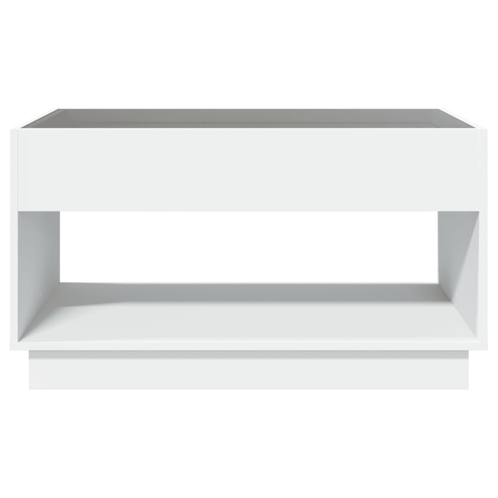 Salontafel met Infinity LED 90x50x50 cm wit is nu te koop bij PeponiXL, paradijselijk wonen!