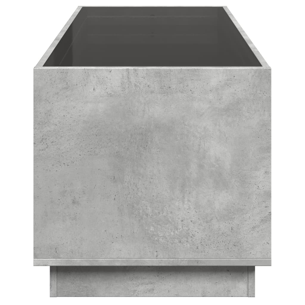Salontafel met Infinity LED 90x50x50 cm betongrijs is nu te koop bij PeponiXL, paradijselijk wonen!