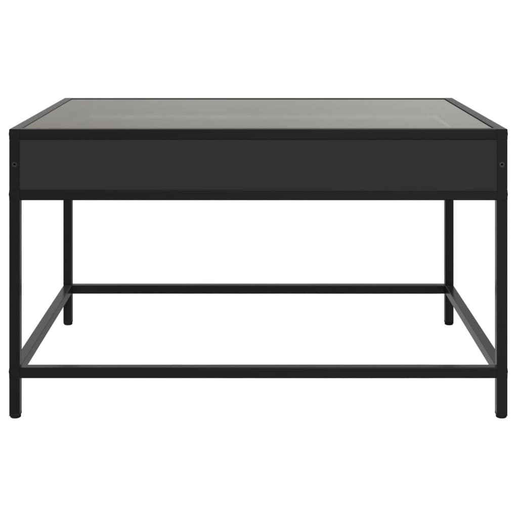 Salontafel met Infinity LED 70x50x41 cm zwart is nu te koop bij PeponiXL, paradijselijk wonen!