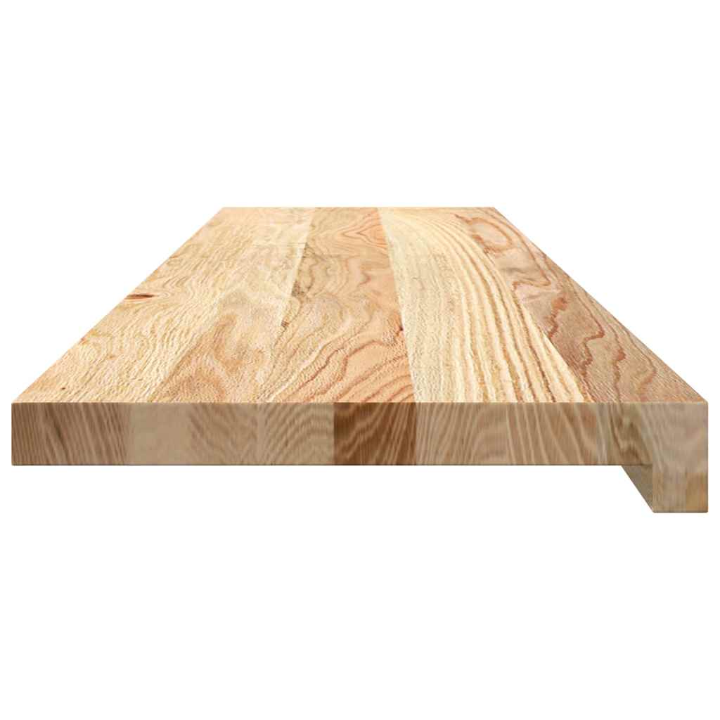 Traptreden 4 st 100x25x2 cm onbehandeld massief eikenhout is nu te koop bij PeponiXL, paradijselijk wonen!