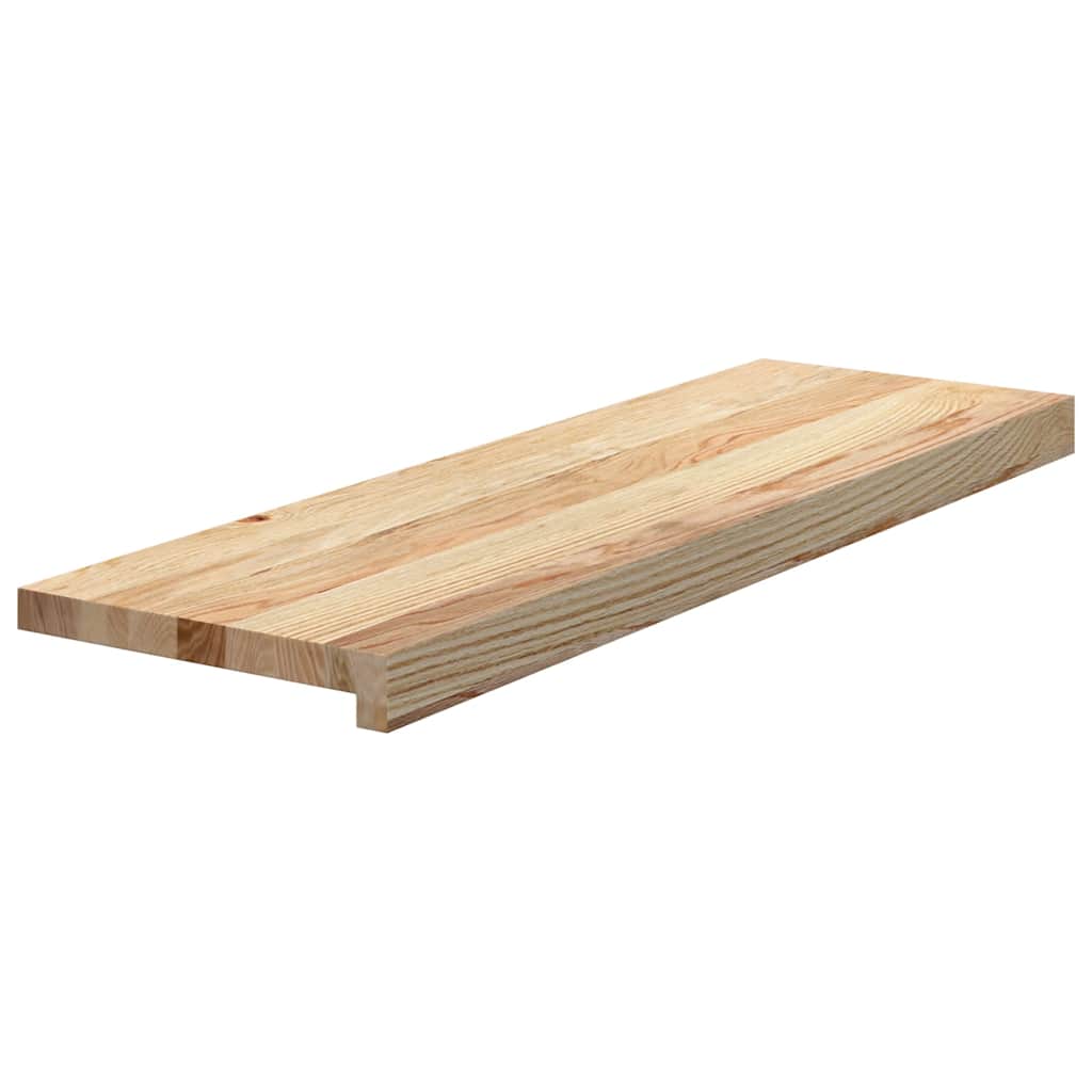 Traptreden 8 st 80x25x2 cm onbehandeld massief eikenhout is nu te koop bij PeponiXL, paradijselijk wonen!