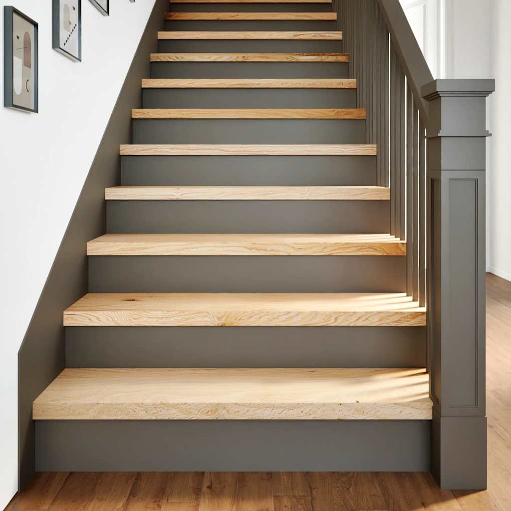 Traptreden 20 st 90x30x2 cm onbehandeld massief eikenhout is nu te koop bij PeponiXL, paradijselijk wonen!
