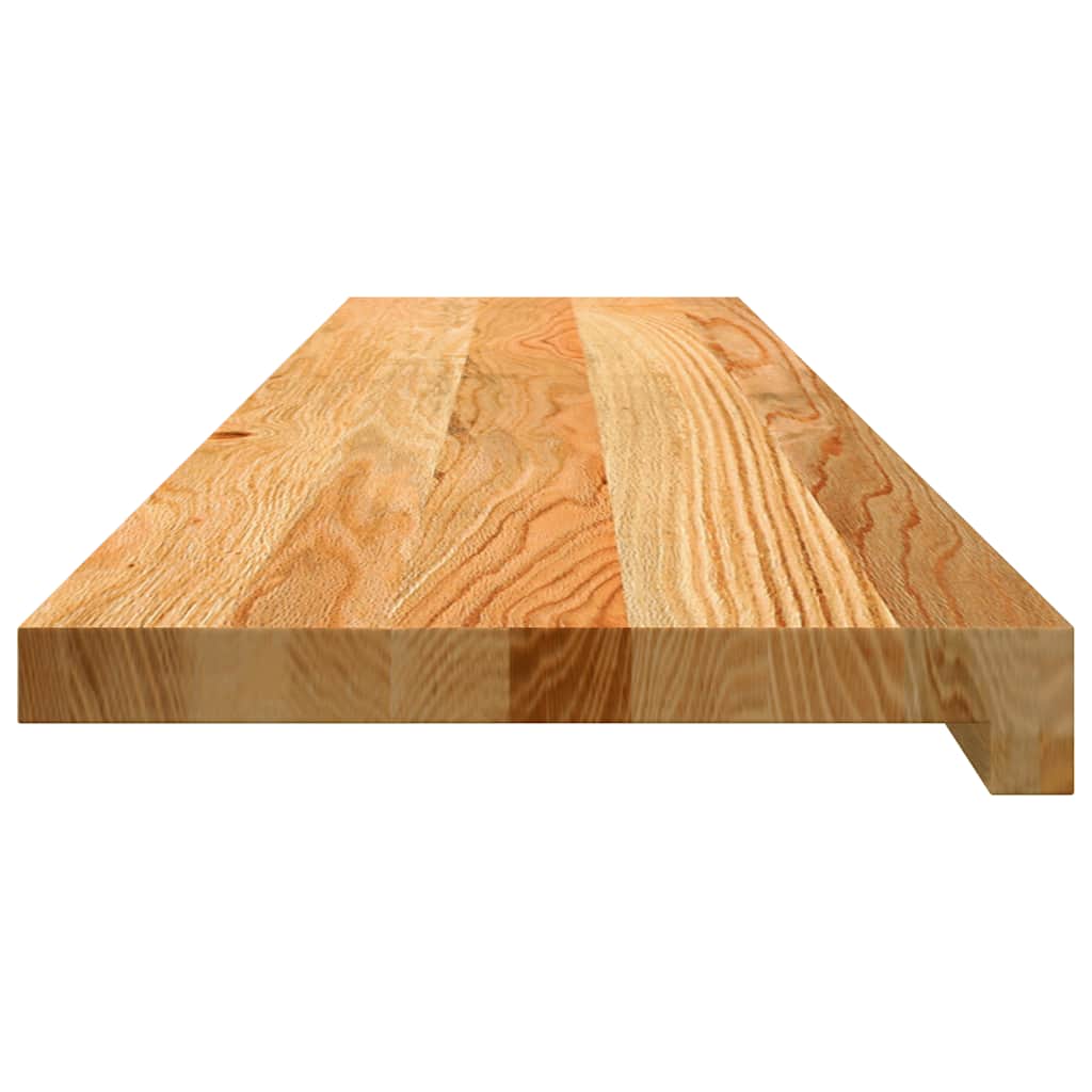 Traptreden 4 st 110x25x2 cm massief eikenhout lichtbruin is nu te koop bij PeponiXL, paradijselijk wonen!
