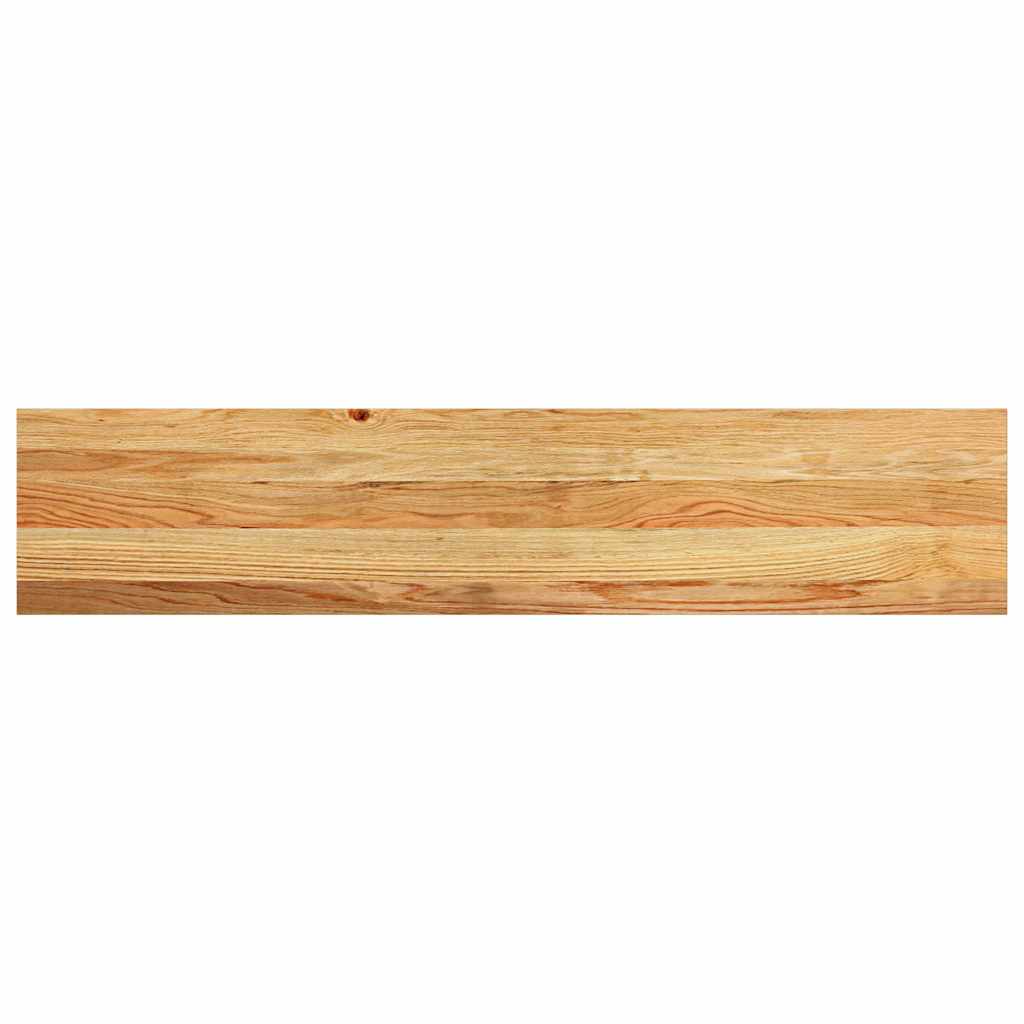 Traptreden 8 st 120x30x2 cm massief eikenhout lichtbruin is nu te koop bij PeponiXL, paradijselijk wonen!