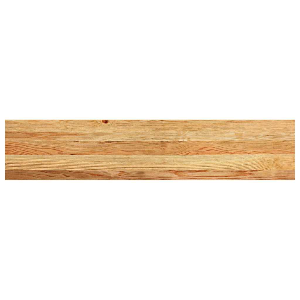 Traptreden 12 st 120x25x2 cm massief eikenhout lichtbruin is nu te koop bij PeponiXL, paradijselijk wonen!