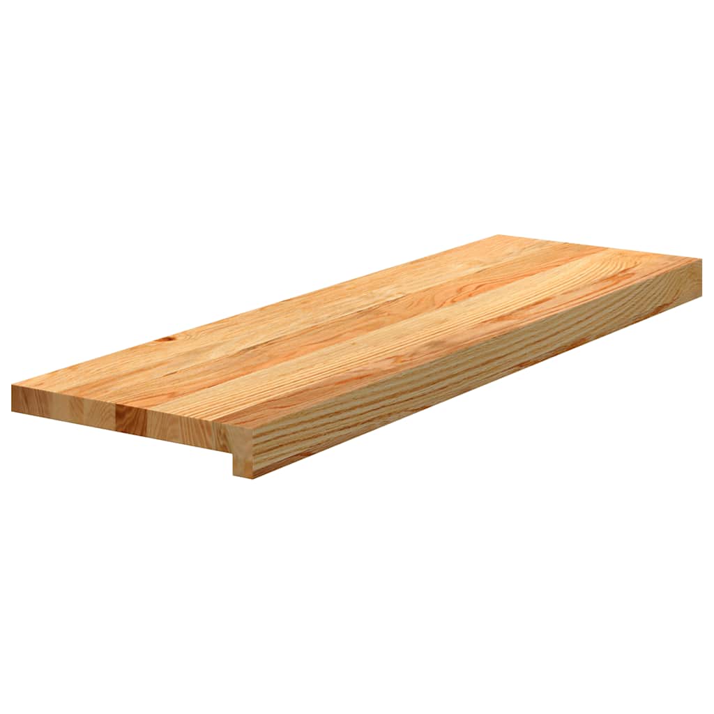 Traptreden 12 st 80x30x2 cm massief eikenhout lichtbruin is nu te koop bij PeponiXL, paradijselijk wonen!