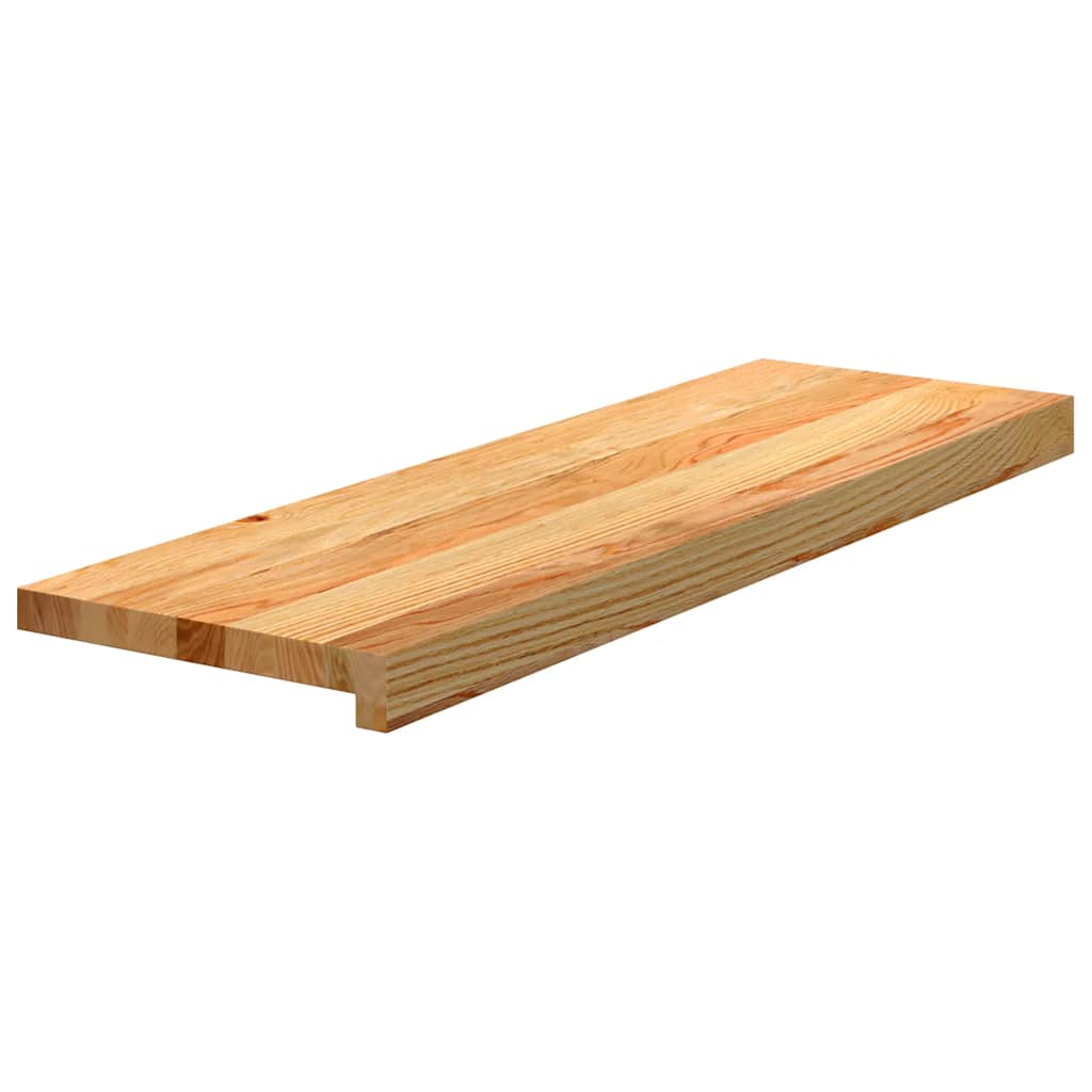 Traptreden 16 st 80x30x2 cm massief eikenhout lichtbruin is nu te koop bij PeponiXL, paradijselijk wonen!