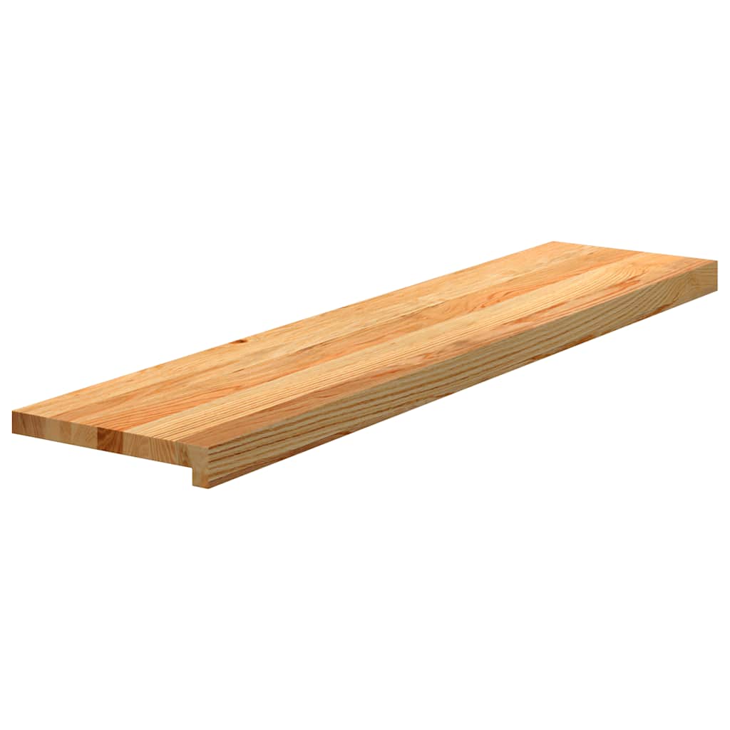 Traptreden 20 st 110x25x2 cm massief eikenhout lichtbruin is nu te koop bij PeponiXL, paradijselijk wonen!