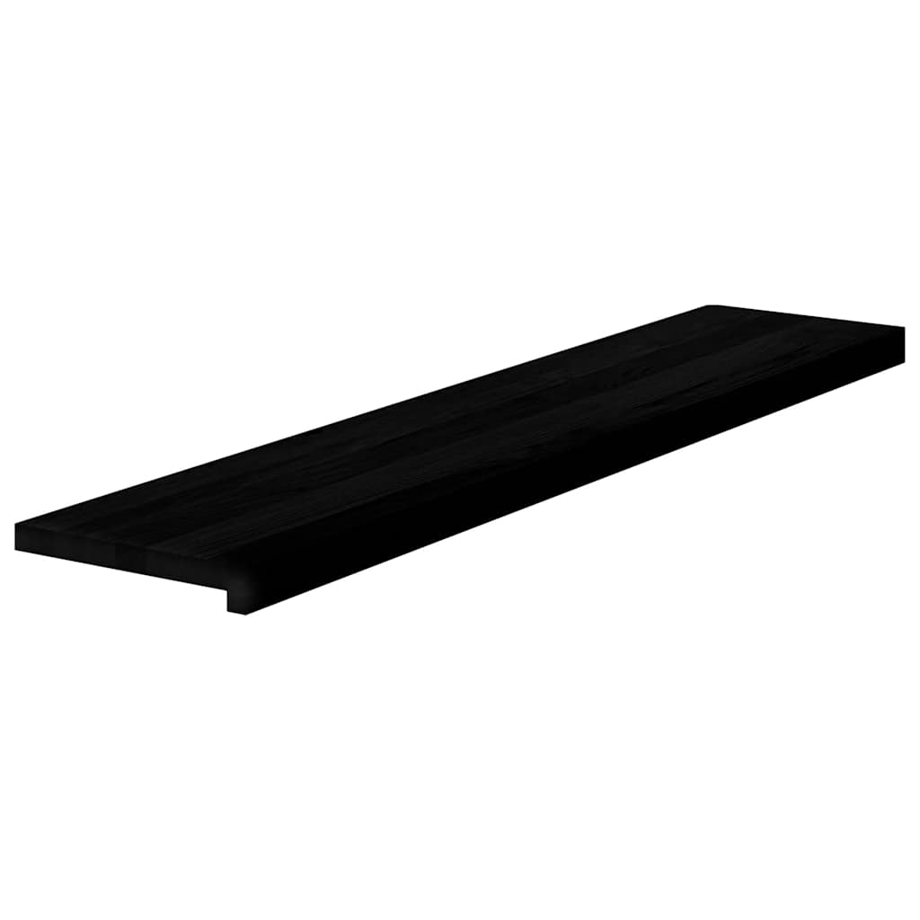 Traptreden 12 st 120x25x2 cm massief eikenhout donkerbruin is nu te koop bij PeponiXL, paradijselijk wonen!