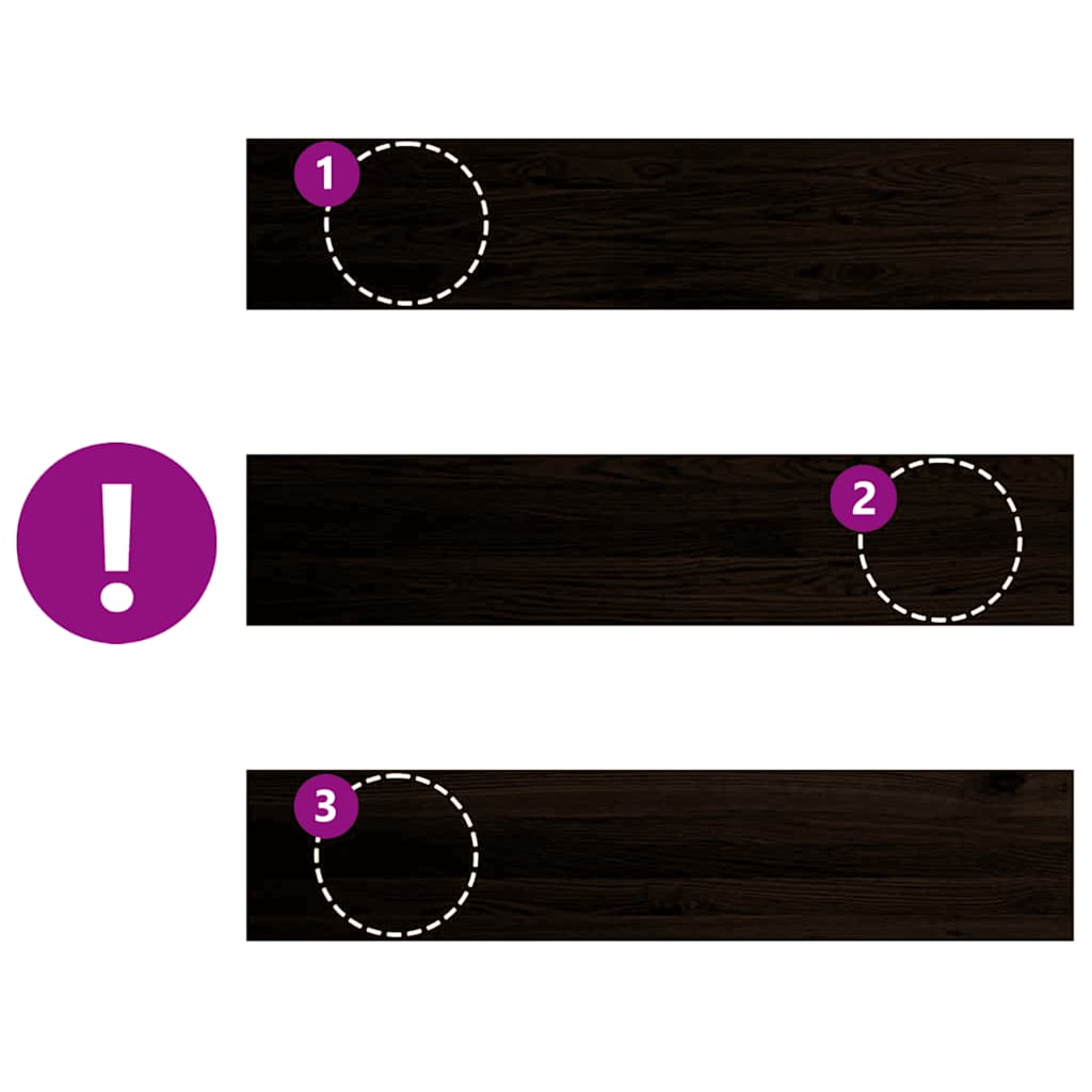 Traptreden 12 st 120x30x2 cm massief eikenhout donkerbruin is nu te koop bij PeponiXL, paradijselijk wonen!