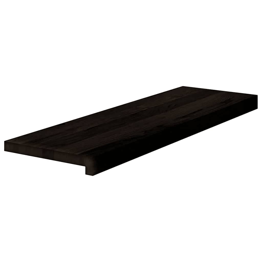 Traptreden 16 st 80x25x2 cm massief eikenhout donkerbruin is nu te koop bij PeponiXL, paradijselijk wonen!