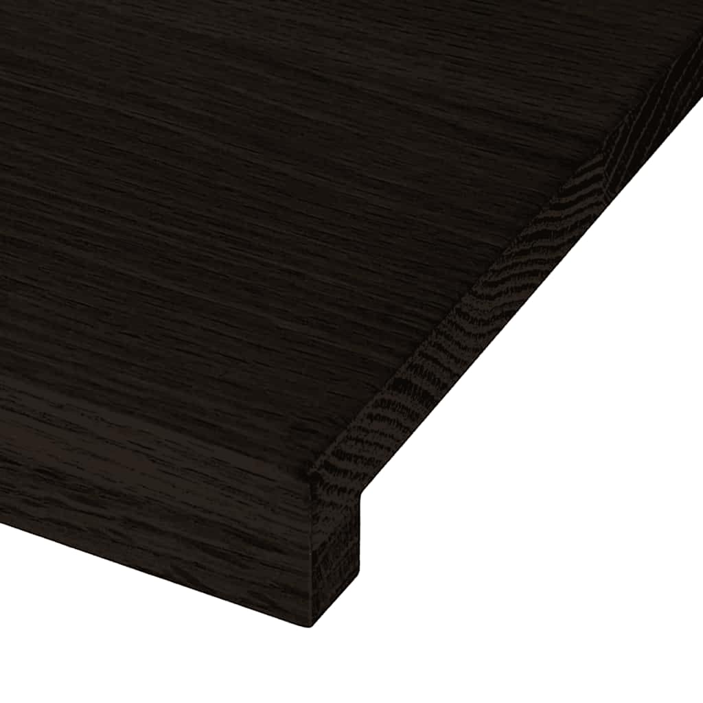 Traptreden 16 st 80x25x2 cm massief eikenhout donkerbruin is nu te koop bij PeponiXL, paradijselijk wonen!