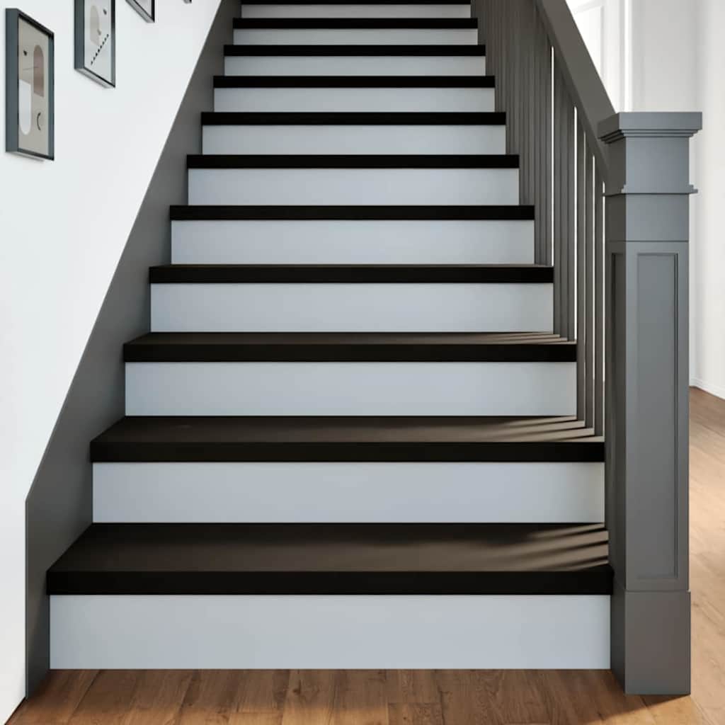 Traptreden 16 st 90x25x2 cm massief eikenhout donkerbruin is nu te koop bij PeponiXL, paradijselijk wonen!