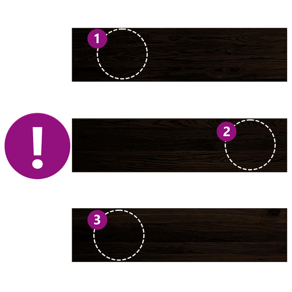 Traptreden 16 st 100x25x2 cm massief eikenhout donkerbruin is nu te koop bij PeponiXL, paradijselijk wonen!