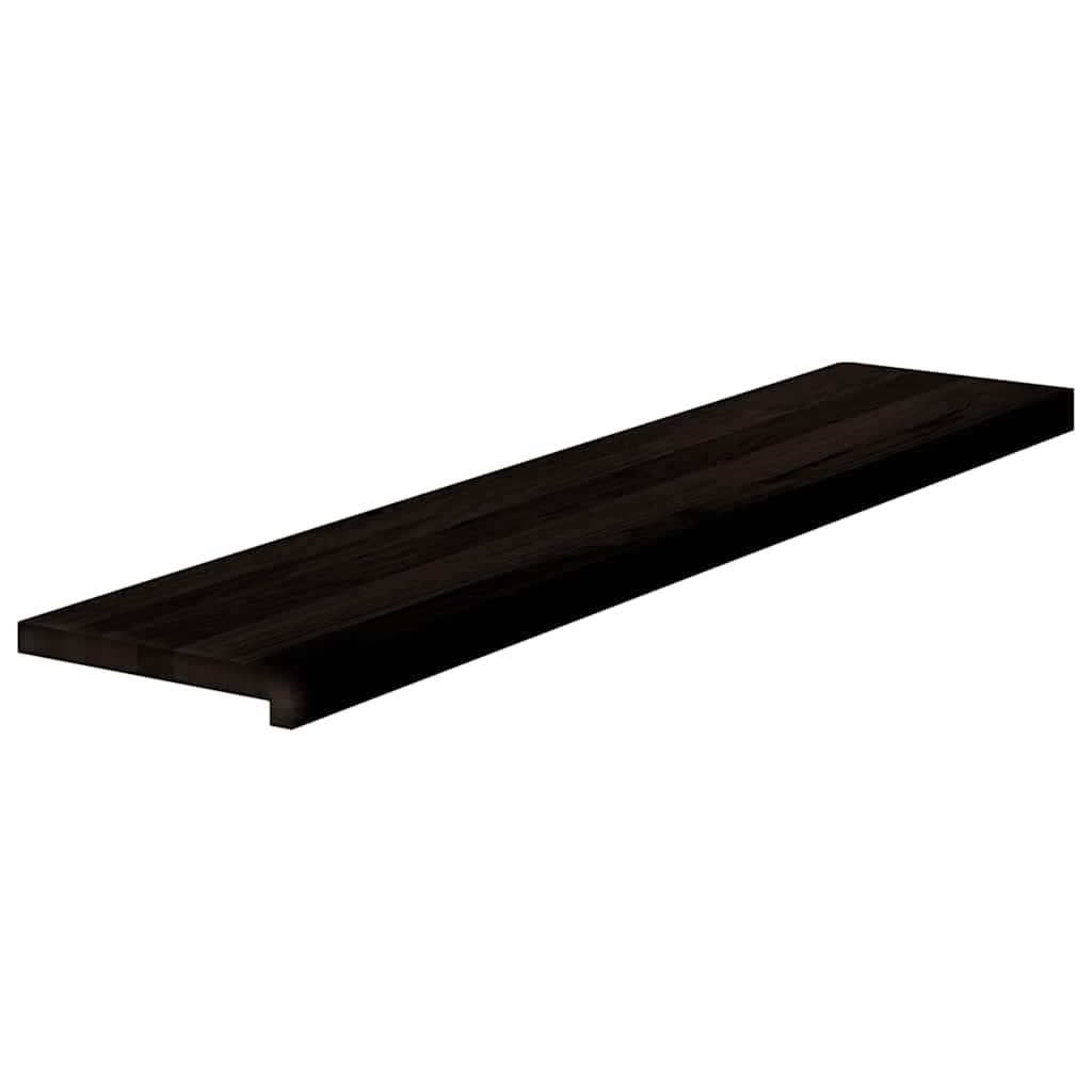 Traptreden 16 st 120x25x2 cm massief eikenhout donkerbruin is nu te koop bij PeponiXL, paradijselijk wonen!