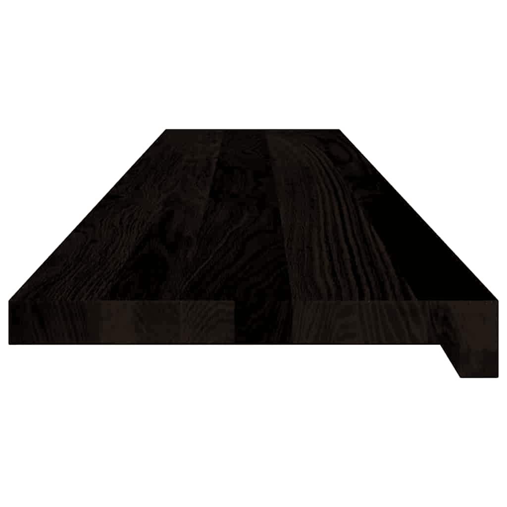 Traptreden 16 st 120x25x2 cm massief eikenhout donkerbruin is nu te koop bij PeponiXL, paradijselijk wonen!