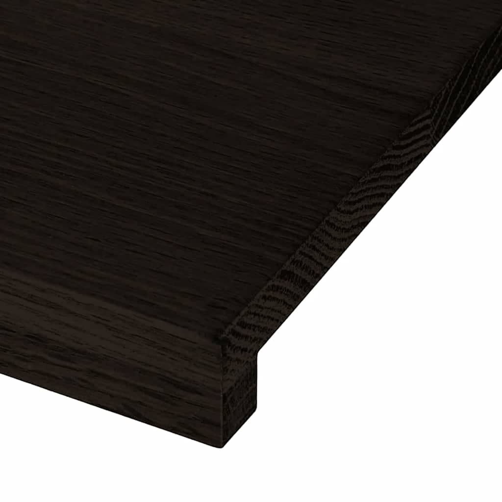 Traptreden 16 st 80x30x2 cm massief eikenhout donkerbruin is nu te koop bij PeponiXL, paradijselijk wonen!