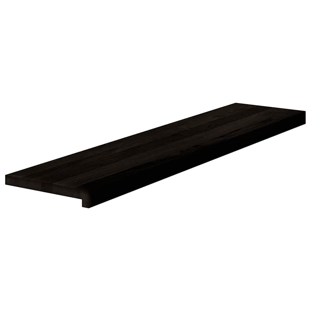 Traptreden 16 st 110x30x2 cm massief eikenhout donkerbruin is nu te koop bij PeponiXL, paradijselijk wonen!