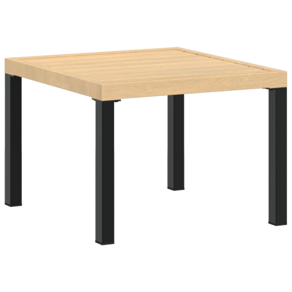 5-delige Loungeset met kussens gepoedercoat staal zwart is nu te koop bij PeponiXL, paradijselijk wonen!