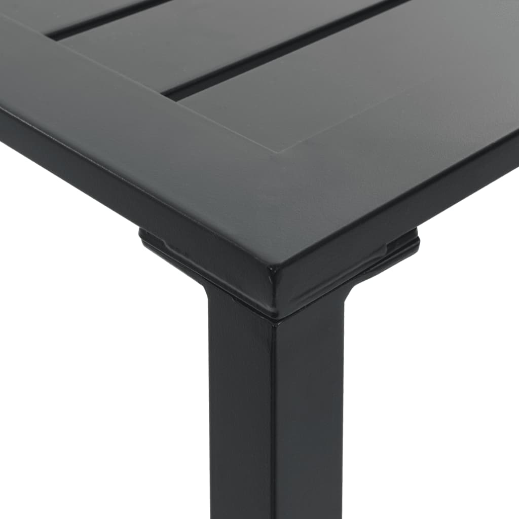 11-delige Tuinbarset gepoedercoat staal zwart is nu te koop bij PeponiXL, paradijselijk wonen!