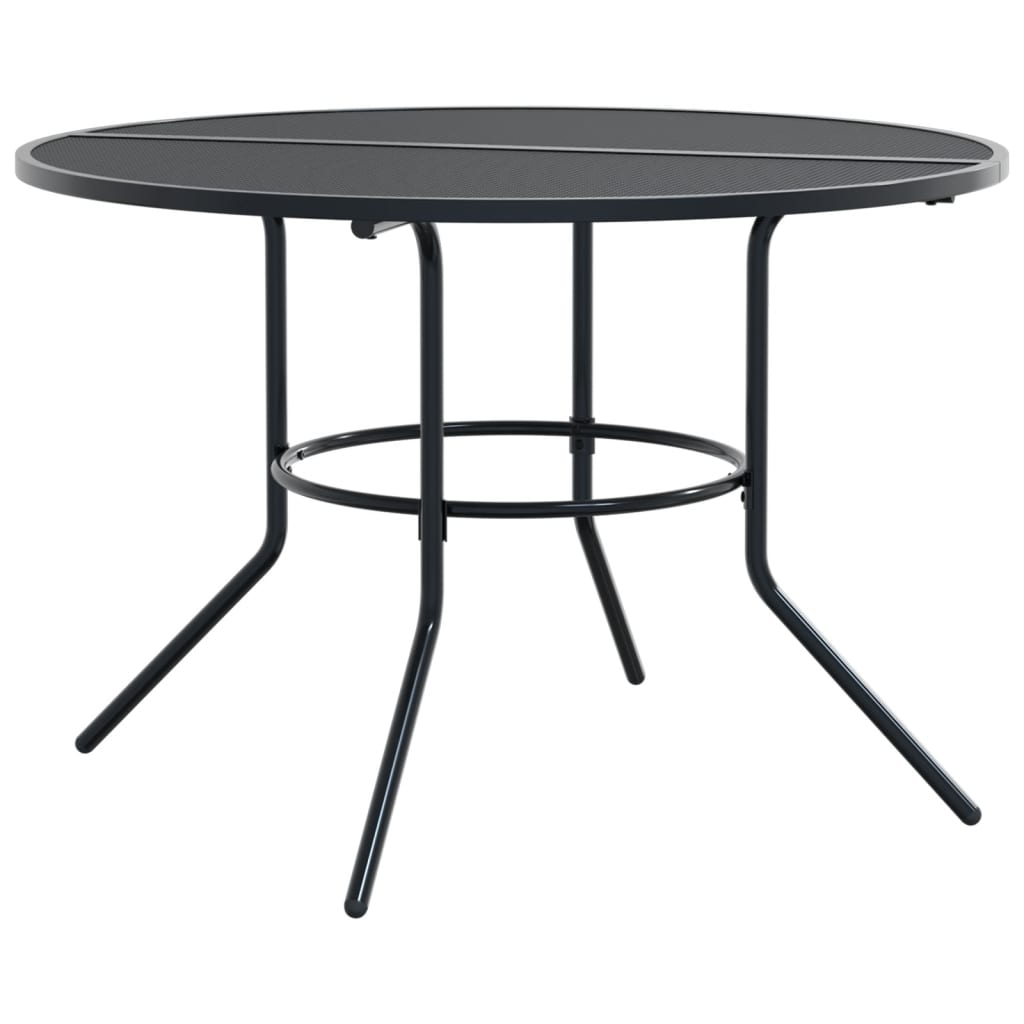 5-delige Tuinset stapelbaar gepoedercoat staal antracietkleurig is nu te koop bij PeponiXL, paradijselijk wonen!