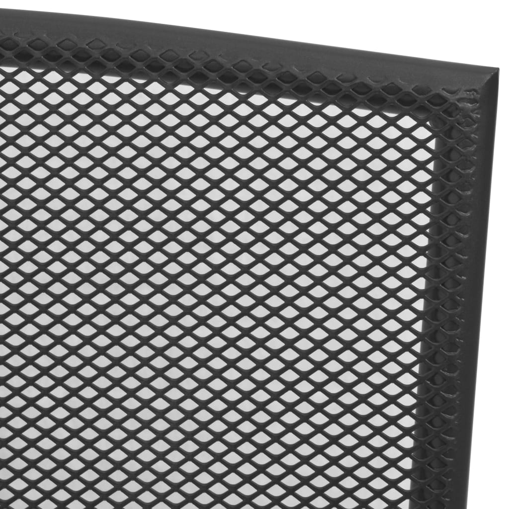 5-delige Tuinset stapelbaar gepoedercoat staal antracietkleurig is nu te koop bij PeponiXL, paradijselijk wonen!