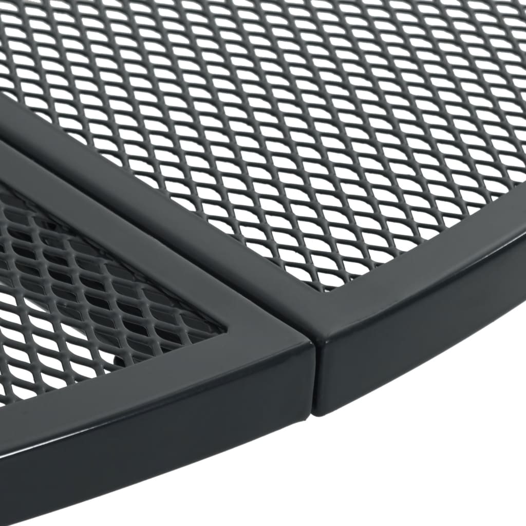 5-delige Tuinset stapelbaar gepoedercoat staal antracietkleur is nu te koop bij PeponiXL, paradijselijk wonen!