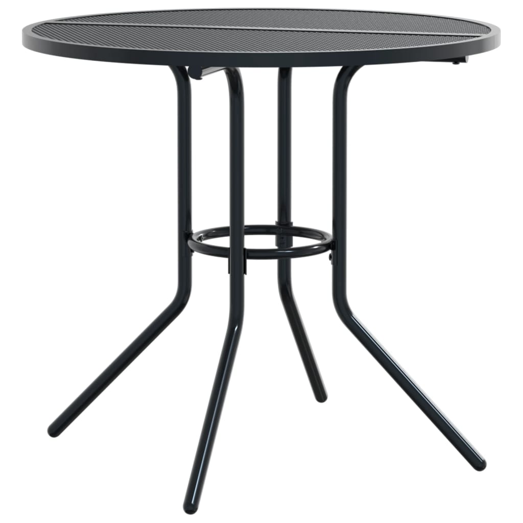3-delige Tuinset stapelbaar gepoedercoat staal antracietkleur is nu te koop bij PeponiXL, paradijselijk wonen!
