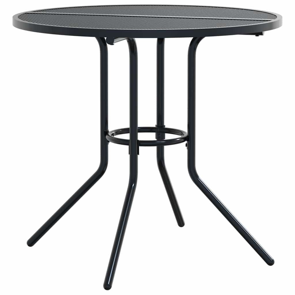 5-delige Tuinset stapelbaar gepoedercoat staal antracietkleur is nu te koop bij PeponiXL, paradijselijk wonen!