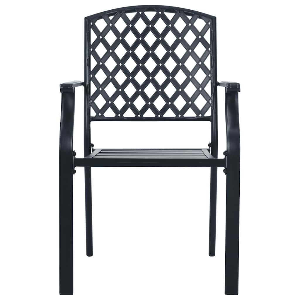 5-delige Tuinset stapelbaar gepoedercoat staal antracietkleur is nu te koop bij PeponiXL, paradijselijk wonen!
