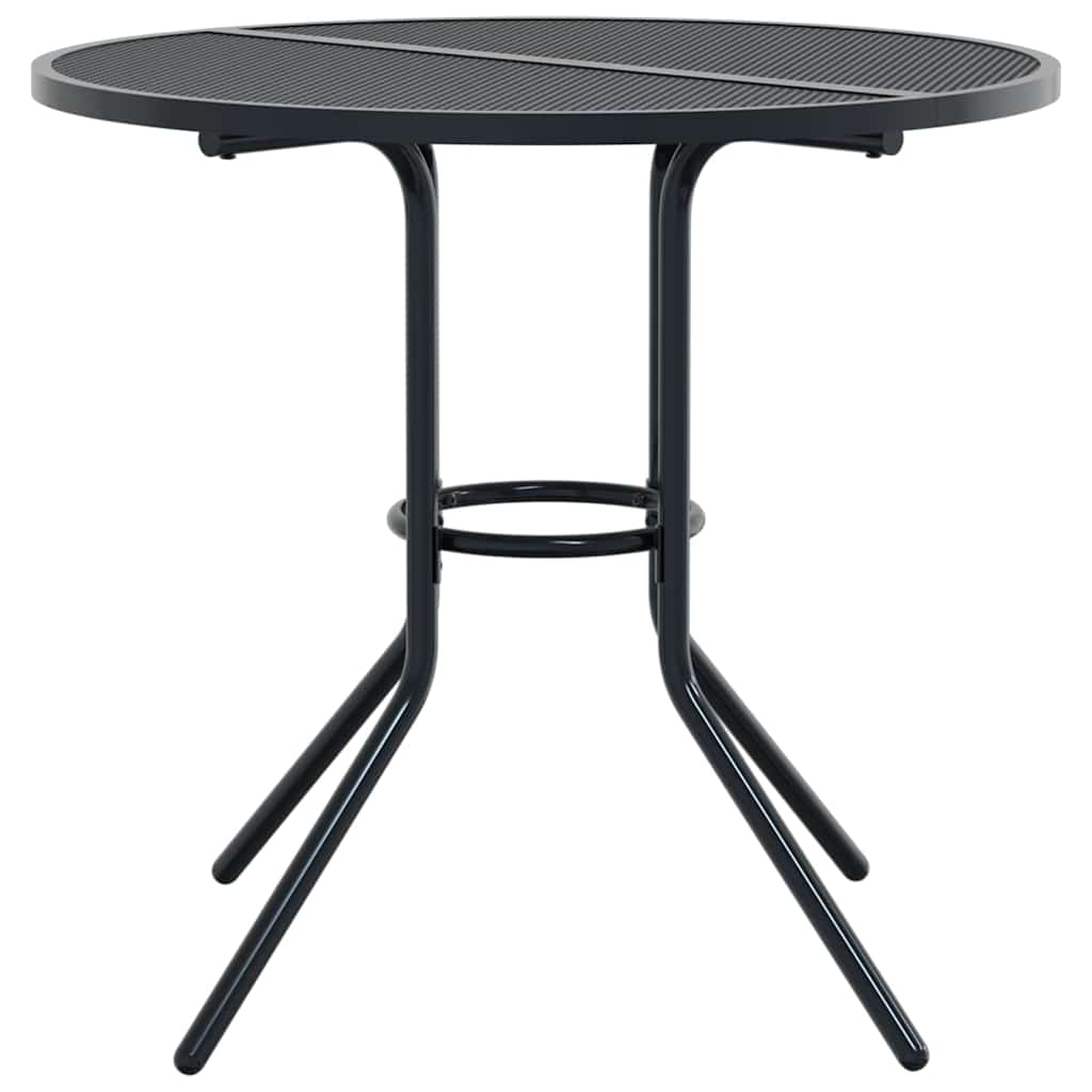 5-delige Tuinset stapelbaar gepoedercoat staal antracietkleur is nu te koop bij PeponiXL, paradijselijk wonen!