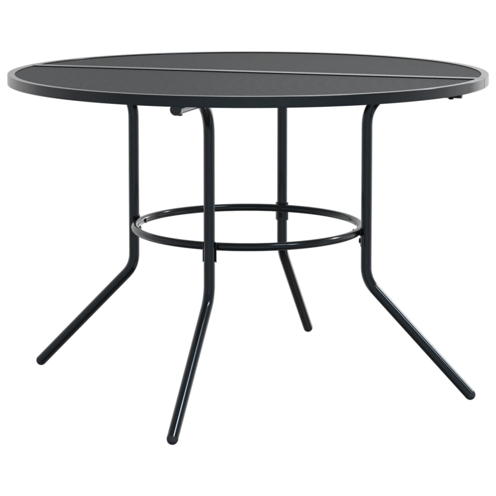 5-delige Tuinset stapelbaar gepoedercoat staal antracietkleur is nu te koop bij PeponiXL, paradijselijk wonen!