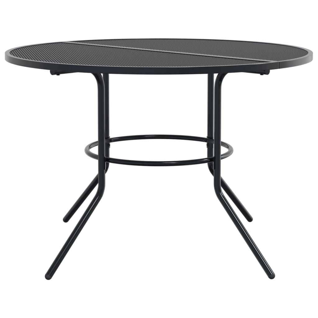5-delige Tuinset stapelbaar gepoedercoat staal antracietkleur is nu te koop bij PeponiXL, paradijselijk wonen!